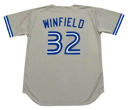DAVE WINFIELD Toronto Blue Jays 1992 Majestic Throwback Away Baseball Jersey