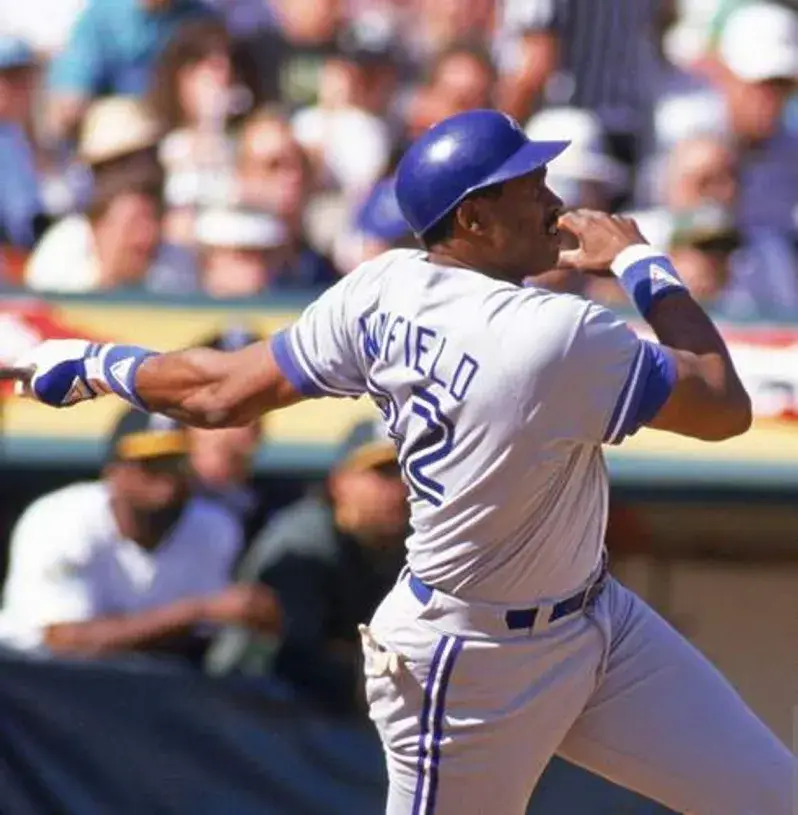 DAVE WINFIELD Toronto Blue Jays 1992 Majestic Throwback Away Baseball Jersey 
