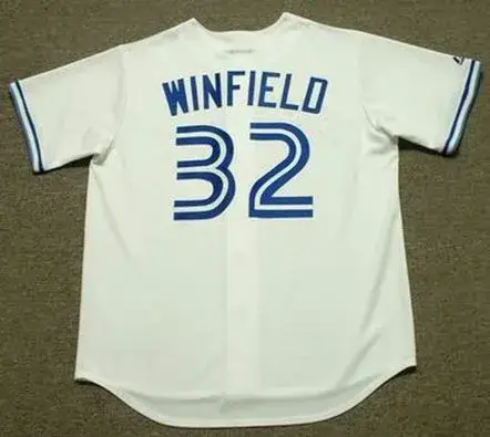 DAVE WINFIELD Toronto Blue Jays 1992 Majestic Throwback Home Baseball Jersey 