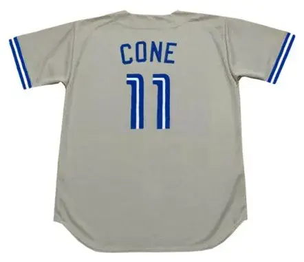 DAVID CONE Toronto Blue Jays 1992 Majestic Throwback Away Baseball Jersey