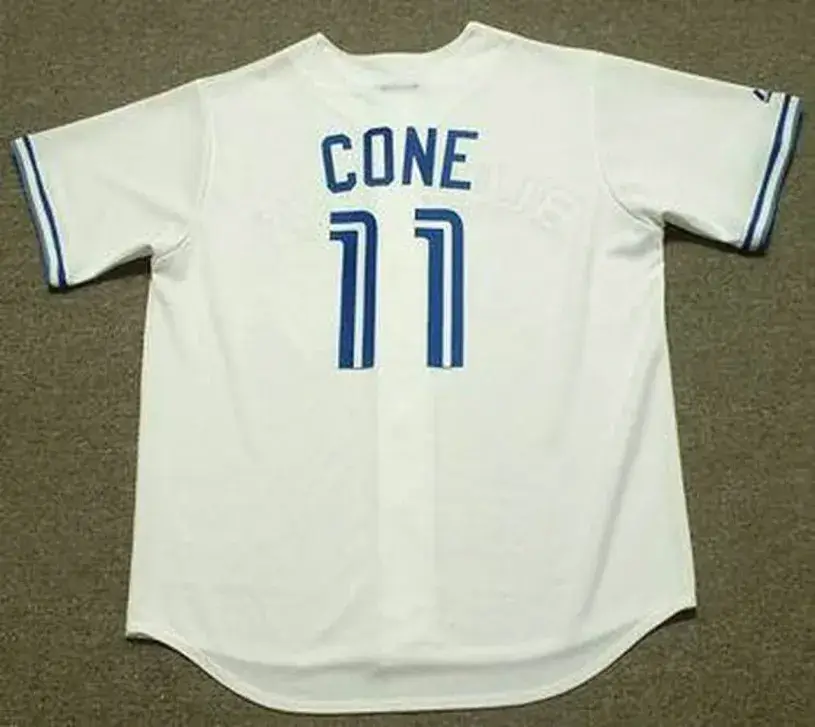 DAVID CONE Toronto Blue Jays 1992 Majestic Throwback Home Baseball Jersey 