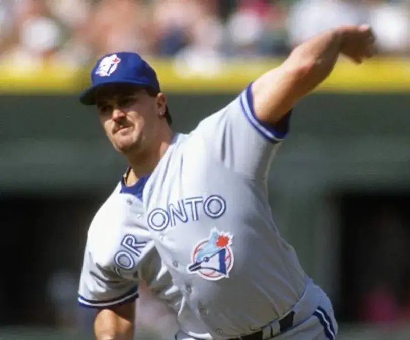 DAVID WELLS Toronto Blue Jays 1992 Away Majestic Throwback Baseball Jersey 