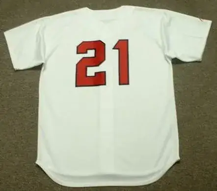 CURT FLOOD Washington Senators 1971 Majestic Cooperstown Home Jersey 