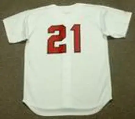 CURT FLOOD Washington Senators 1971 Majestic Cooperstown Home Jersey 