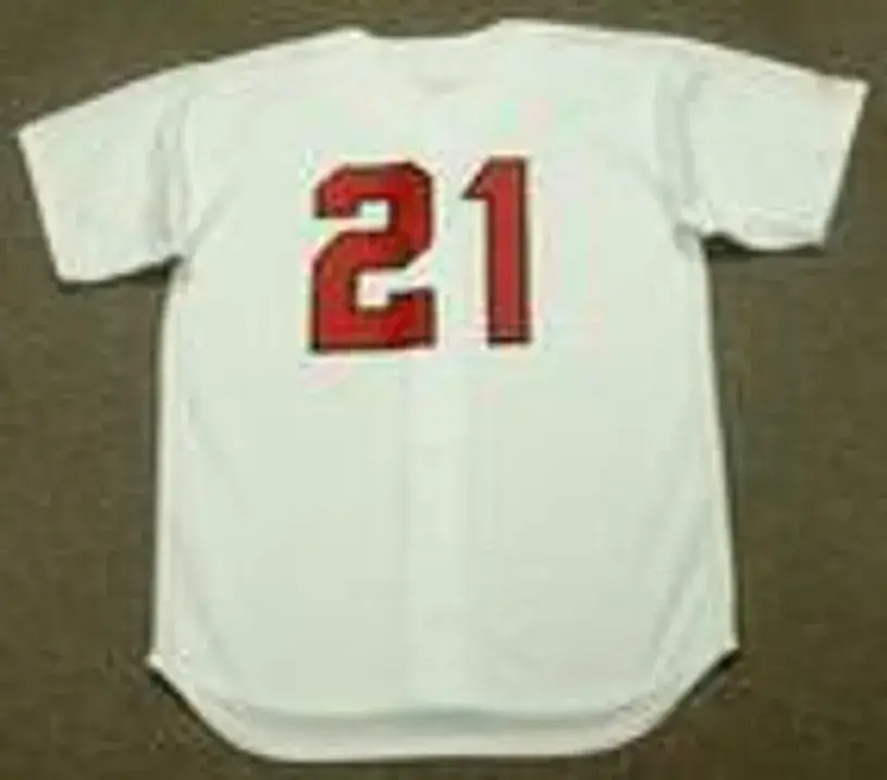 CURT FLOOD Washington Senators 1971 Majestic Cooperstown Home Jersey 
