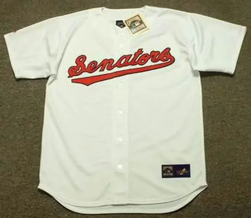 DENNY McLAIN Washington Senators 1971 Majestic Cooperstown Home Jersey