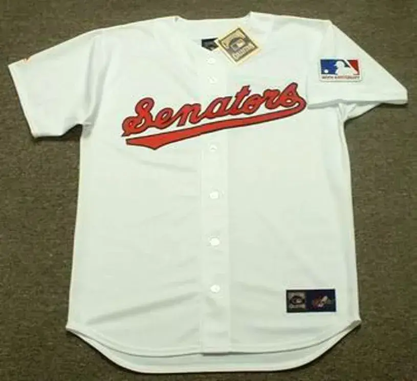 ED BRINKMAN Washington Senators 1969 Majestic Cooperstown Home Jersey