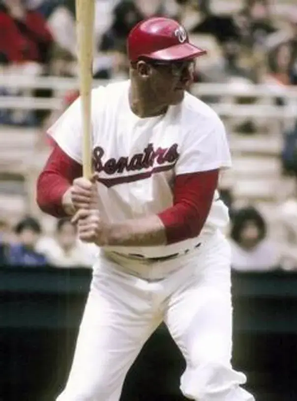 FRANK HOWARD Washington Senators 1969 Home Majestic Baseball Throwback Jersey 