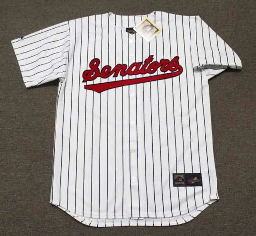 GIL HODGES Washington Senators 1965 Home Majestic Baseball Throwback Jersey