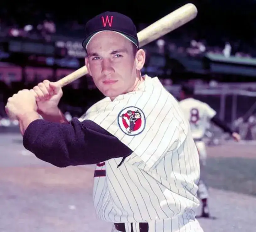 HARMON KILLEBREW Washington Senators 1960 Majestic Throwback Baseball Jersey 