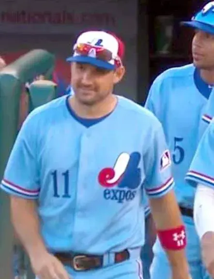 RYAN ZIMMERMAN Montreal Expos 1969 Away Majestic Throwback Baseball Jersey 