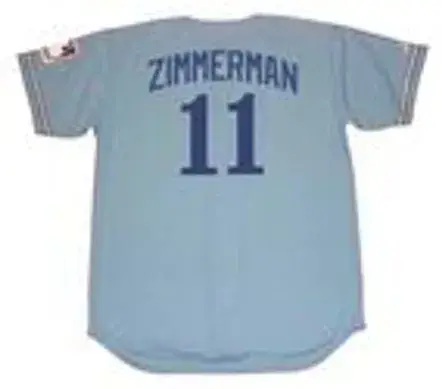 RYAN ZIMMERMAN Montreal Expos 1969 Away Majestic Throwback Baseball Jersey 