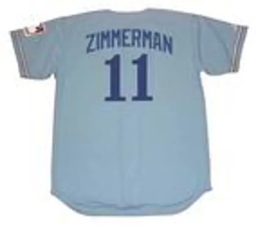 RYAN ZIMMERMAN Montreal Expos 1969 Away Majestic Throwback Baseball Jersey 