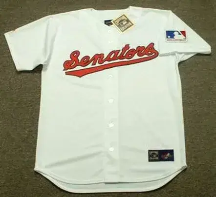 TED WILLIAMS Washington Senators 1969 Home Majestic Throwback Baseball Jersey