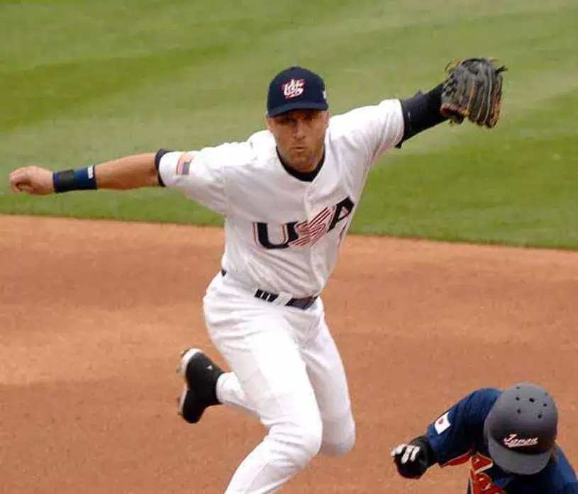 DEREK JETER USA 2006 World Baseball Classic Throwback Jersey 
