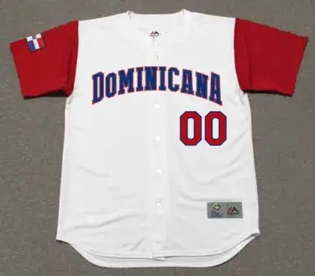 DOMINICAN REPUBLIC World Baseball Classic Throwback Customized Jersey “Any Name & Number(s)”