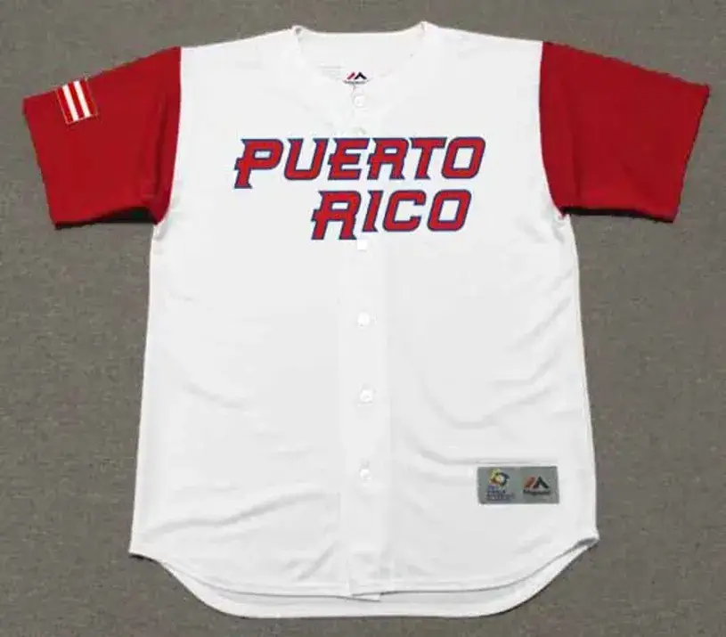 FRANCISCO LINDOR Puerto Rico 2017 World Baseball Classic Throwback Jersey