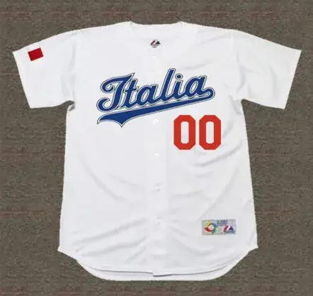 ITALY 2006 World Baseball Classic Throwback Customized Jersey “Any Name & Number(s)” 