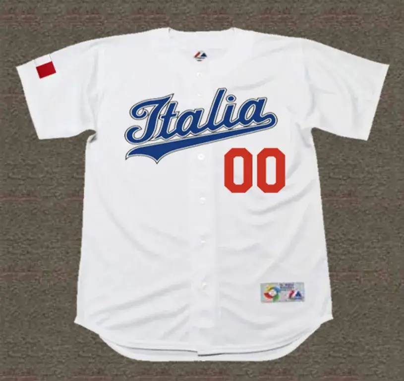 ITALY 2006 World Baseball Classic Throwback Customized Jersey “Any Name & Number(s)” 