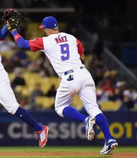 JAVIER BAEZ Puerto Rico 2017 World Baseball Classic Throwback Jersey 