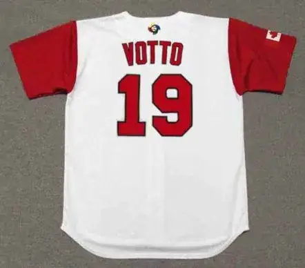 JOEY VOTTO Canada 2017 World Baseball Classic Throwback Jersey 