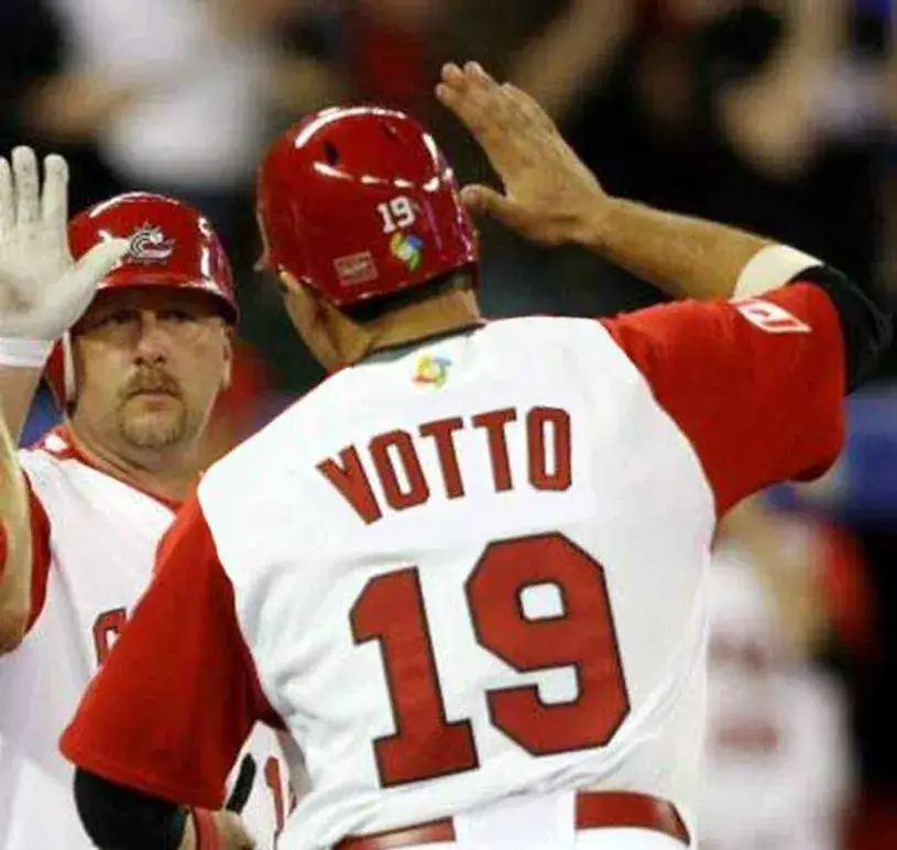 JOEY VOTTO Canada 2017 World Baseball Classic Throwback Jersey 