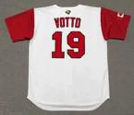 JOEY VOTTO Canada 2017 World Baseball Classic Throwback Jersey 