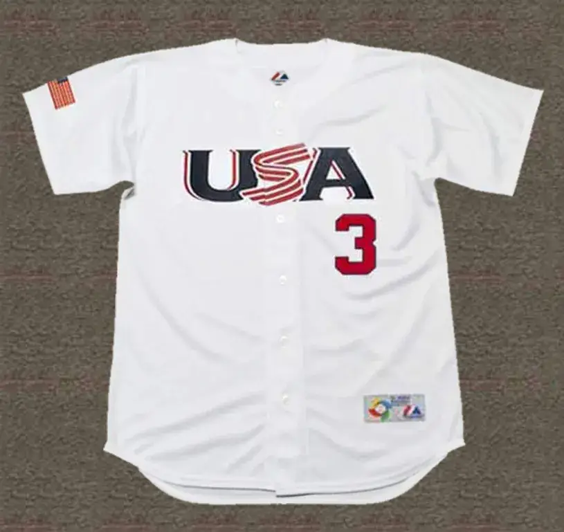 KEN GRIFFEY JR. USA 2006 World Baseball Classic Throwback Jersey