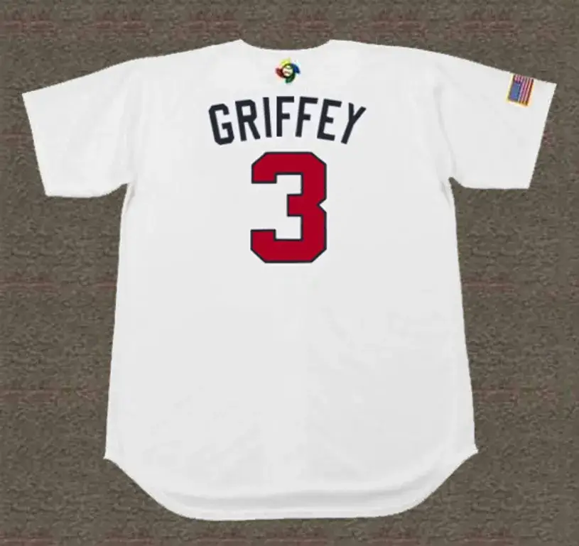 KEN GRIFFEY JR. USA 2006 World Baseball Classic Throwback Jersey 