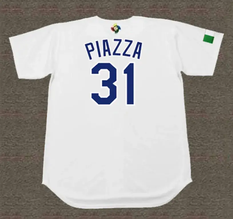MIKE PIAZZA Italy 2006 World Baseball Classic Throwback Jersey