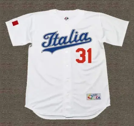 MIKE PIAZZA Italy 2006 World Baseball Classic Throwback Jersey 