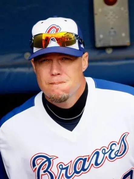 CHIPPER JONES Atlanta Braves 1970’s Home Majestic Throwback Baseball Jersey 