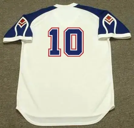 CHIPPER JONES Atlanta Braves 1970’s Home Majestic Throwback Baseball Jersey 