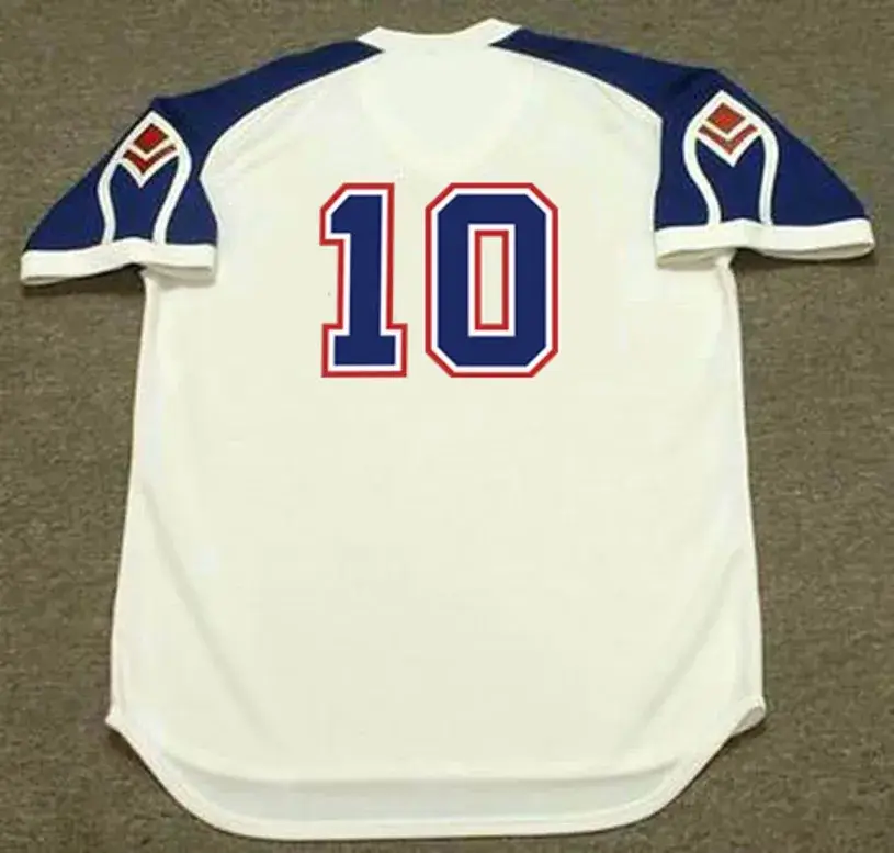 CHIPPER JONES Atlanta Braves 1970’s Home Majestic Throwback Baseball Jersey 