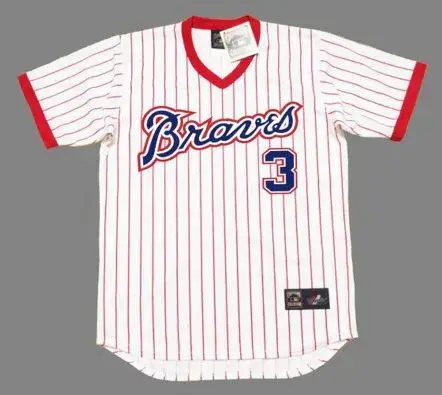 DALE MURPHY Atlanta Braves 1978 Home Majestic Baseball Throwback Jersey 