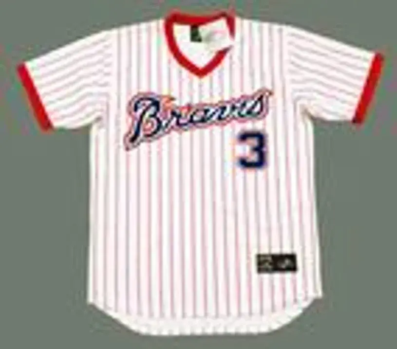 DALE MURPHY Atlanta Braves 1978 Home Majestic Baseball Throwback Jersey 