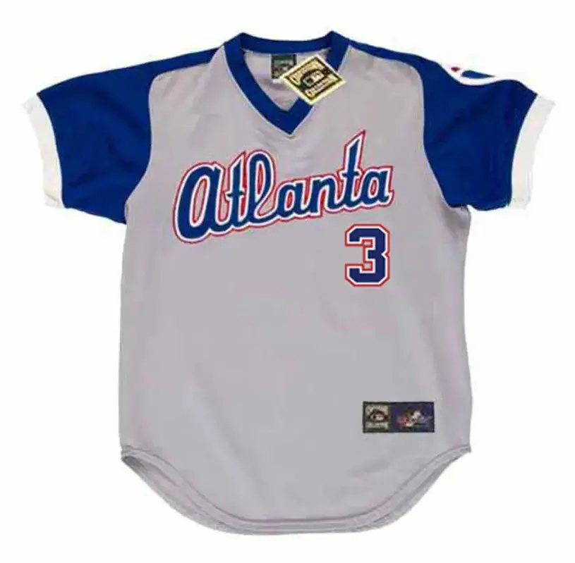DALE MURPHY Atlanta Braves 1979 Away Majestic Throwback Baseball Jersey