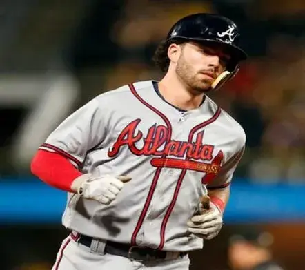 DANSBY SWANSON  Atlanta Braves Away Majestic Baseball Jersey 