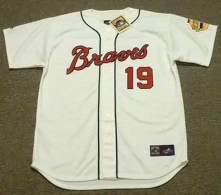 DENIS MENKE Atlanta Braves 1967 Majestic Cooperstown Throwback Baseball Jersey