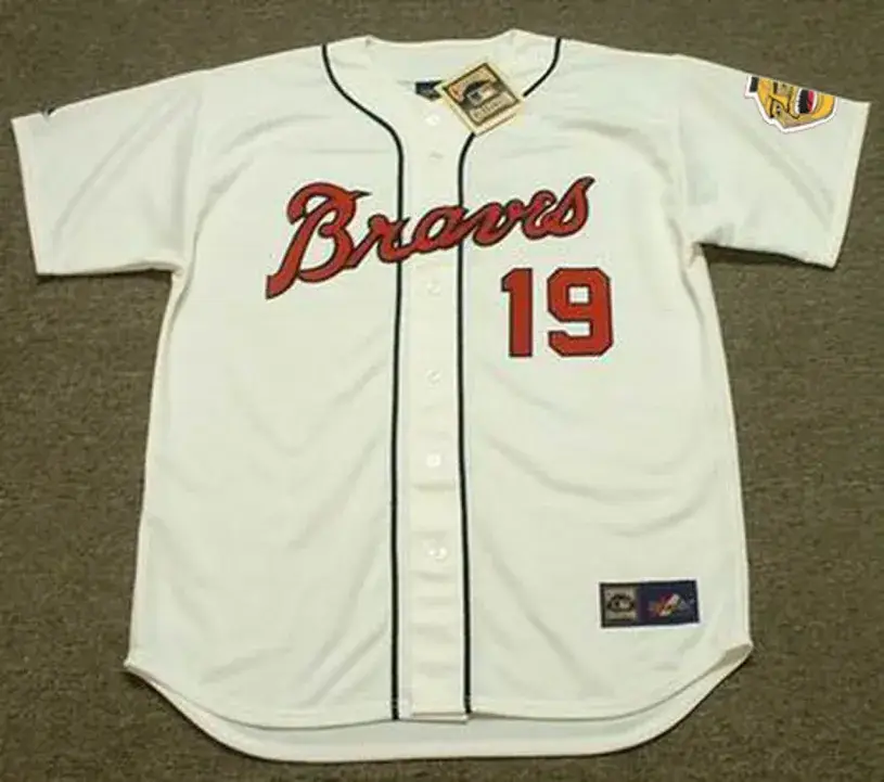 DENIS MENKE Atlanta Braves 1967 Majestic Cooperstown Throwback Baseball Jersey