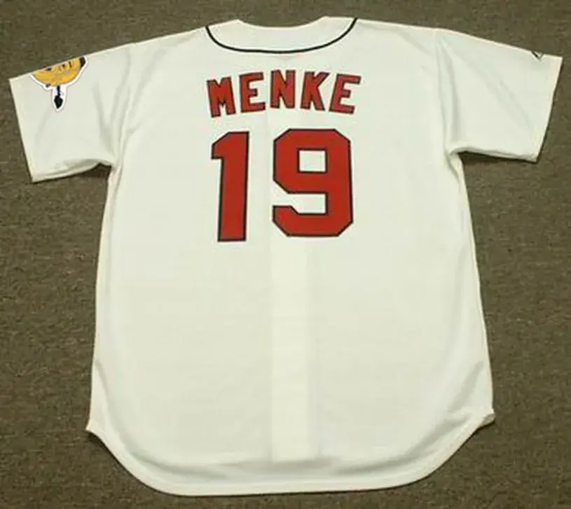 DENIS MENKE Atlanta Braves 1967 Majestic Cooperstown Throwback Baseball Jersey 