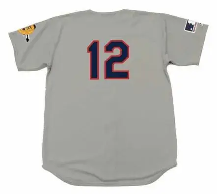 DUSTY BAKER Atlanta Braves 1969 Away Majestic Throwback Baseball Jersey 