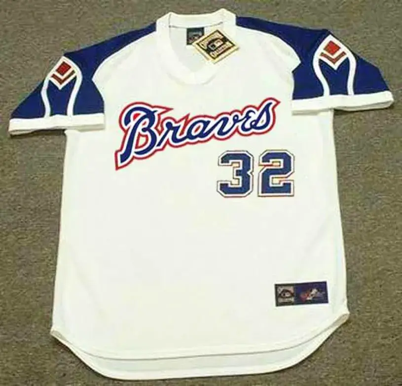 EARL WILLIAMS Atlanta Braves 1972 Majestic Cooperstown Throwback Baseball Jersey 