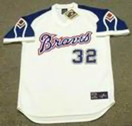 EARL WILLIAMS Atlanta Braves 1972 Majestic Cooperstown Throwback Baseball Jersey 