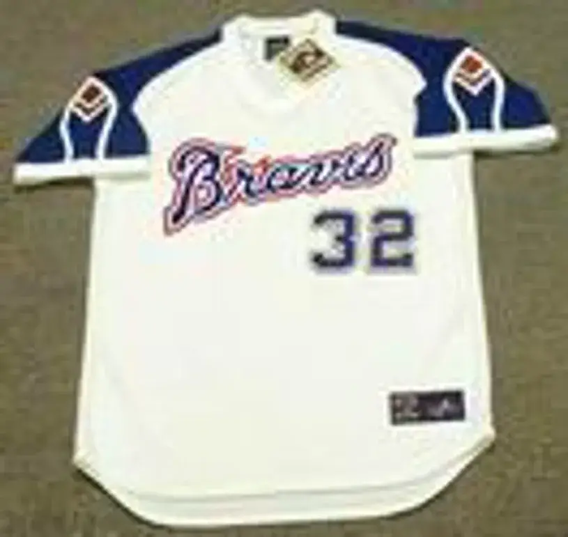 EARL WILLIAMS Atlanta Braves 1972 Majestic Cooperstown Throwback Baseball Jersey 