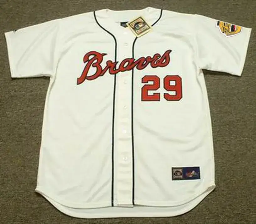 FELIPE ALOU Atlanta Braves 1967 Majestic Cooperstown Throwback Baseball Jersey