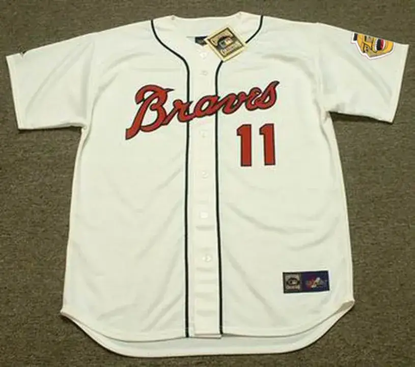 FELIX MILLAN Atlanta Braves 1967 Majestic Cooperstown Throwback Baseball Jersey