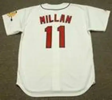 FELIX MILLAN Atlanta Braves 1967 Majestic Cooperstown Throwback Baseball Jersey 