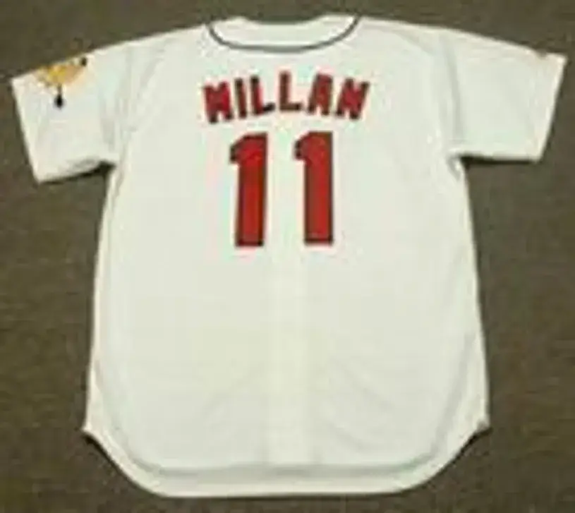 FELIX MILLAN Atlanta Braves 1967 Majestic Cooperstown Throwback Baseball Jersey 
