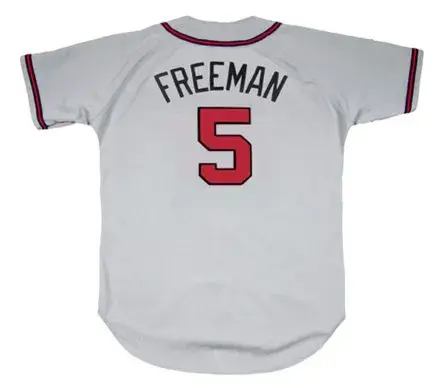 FREDDIE FREEMAN  Atlanta Braves Away Majestic Baseball Jersey 